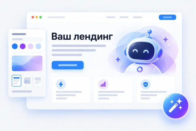 Подготовка дизайна и блоков профессионального лендинга